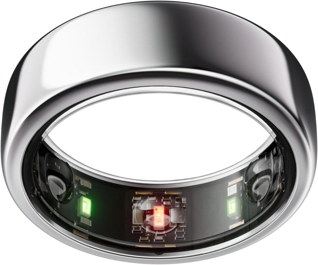 The alt text for the **Oura Ring Gen3 Horizon - Silver - Size 6 - Smart Ring** could be: **"Oura Horizon, a sleek smart ring in silver, size 6, with world-class Gen3 technology for discreetly tracking sleep, activity, recovery, and stress."**¹².

Source: Conversation with Bing, 2024/05/18
(1) Introducing the Oura Gen3 Horizon Ring - The Pulse Blog. https://ouraring.com/blog/introducing-the-oura-gen3-horizon-ring/.
(2) Oura Ring Gen3 Horizon - Smart Ring - Size First with Oura Sizing Kit .... https://www.amazon.sa/-/en/Oura-Ring-Gen3-Horizon-Tracking/dp/B0CSRN52BP.
(3) Oura Horizon and Heritage smart rings now available at Amazon. https://www.notebookcheck.net/Oura-Horizon-and-Heritage-smart-rings-now-available-at-Amazon.811989.0.html.
(4) Ring Gen3 Horizon - Silver - Size 6 - Smart Ring - Size First with .... https://biometricsportssolutions.com/products/ring-gen3-horizon-silver-size-6-smart-ring-size-first-with-sizing-kit-sleep-tracking-wearable-heart-rate-fitness-tracker-5-7-days-battery-life.
(5) Shop Oura Ring Gen3: Horizon Silver. https://ouraring.com/product/rings/horizon/silver.