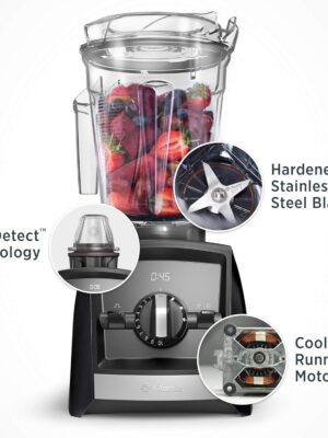 “Vitamix Propel 510 Blender with Pre-set Blending Programs, Professional-Grade, 48-oz Capacity, Black” Feel free to use this alt text to provide a concise and descriptive summary of the Vitamix Propel 510 blender image for accessibility purposes.
