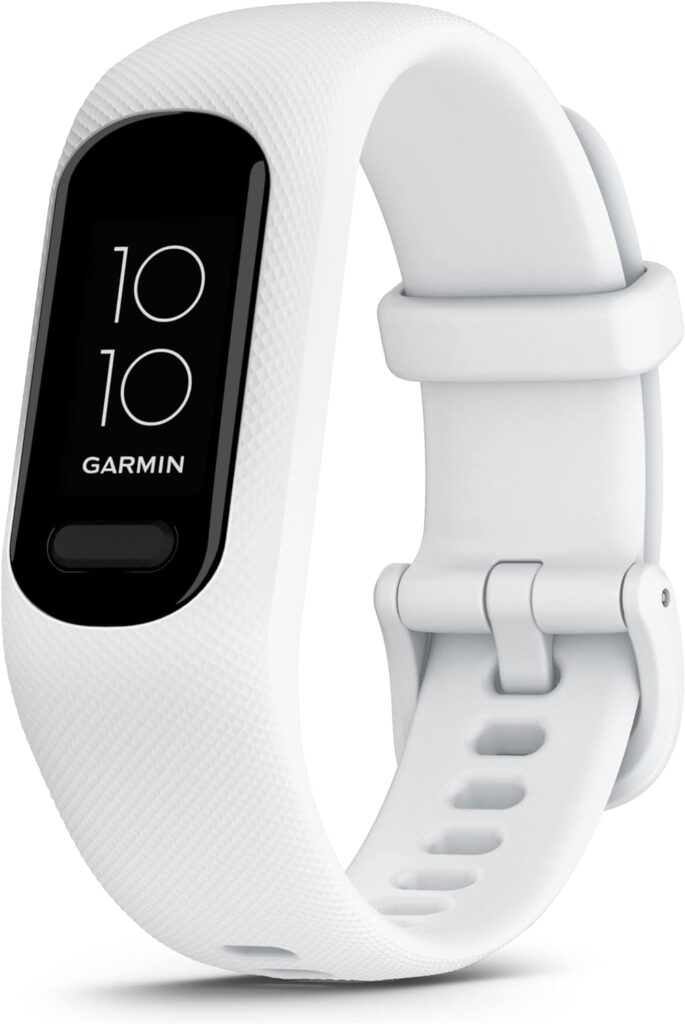 Garmin vívosmart® 5, Fitness Tracker, Long-Lasting Battery, Simple Design, White