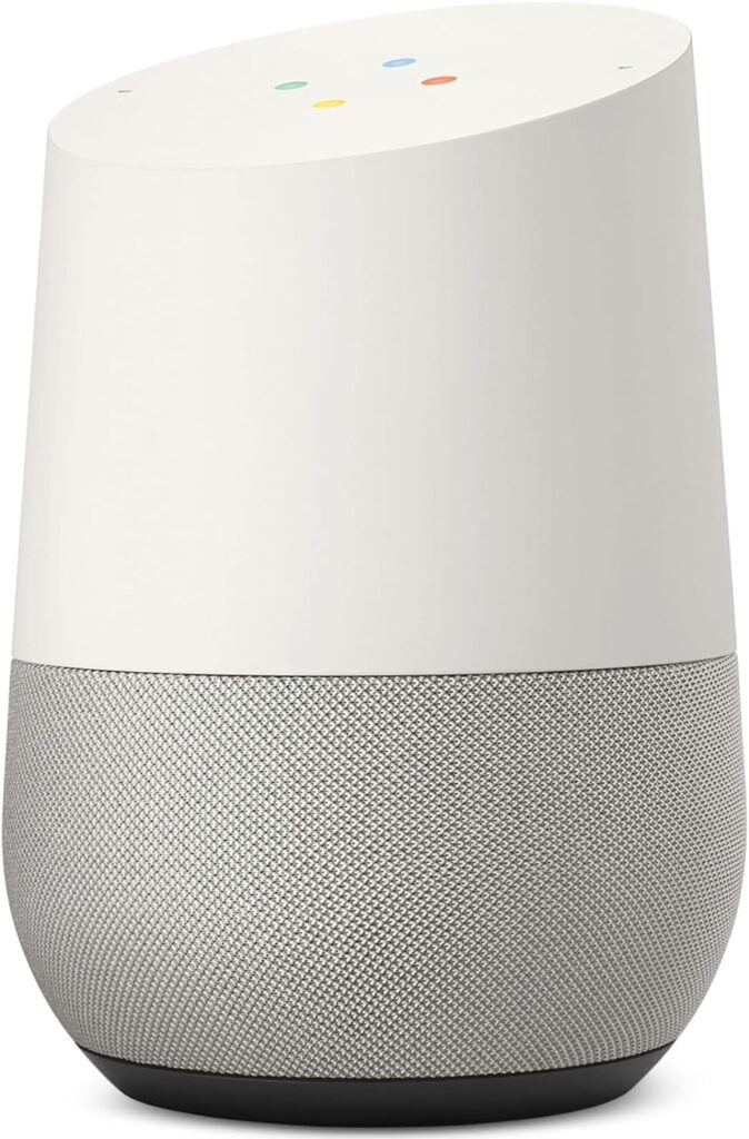 *"Google Home White Slate One Size Smart Speaker Google Assistant"* is a versatile and intelligent home device. This sleek smart speaker, equipped with the power of **Google Assistant**, seamlessly integrates into your daily life. Whether you're asking for weather updates, playing music, or controlling smart home devices, this compact speaker delivers convenience and connectivity. 🗣️🏠🎶
