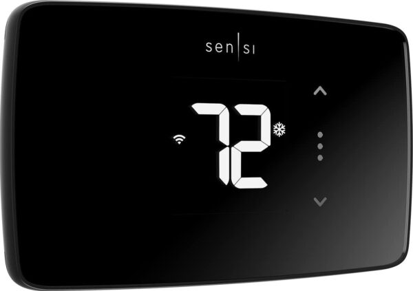 “Smart thermostat with data privacy, programmable features, Wi-Fi connectivity, and easy DIY installation. Compatible with Alexa.”