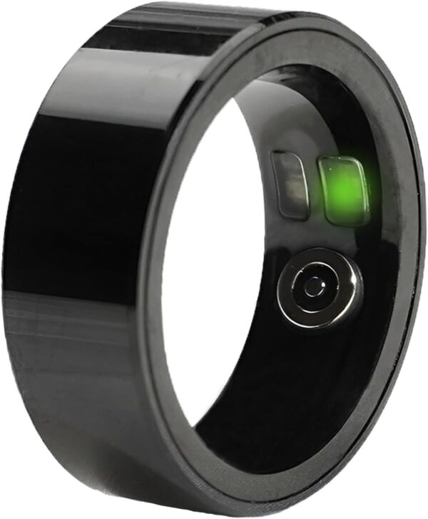 A sleek, minimalist smart ring designed for sleep tracking and fitness monitoring. The SJIE Smart Ring doesn't require a subscription, offering features like sleep pattern analysis, fitness tracking for steps and calories, and a long-lasting battery. Its compact design fits comfortably on a finger, providing discreet tracking without bulky wearables. The ring is durable, suitable for everyday wear, and emphasizes data privacy by not relying on cloud storage or subscriptions. Ideal for those seeking a simple, cost-effective way to monitor health and fitness