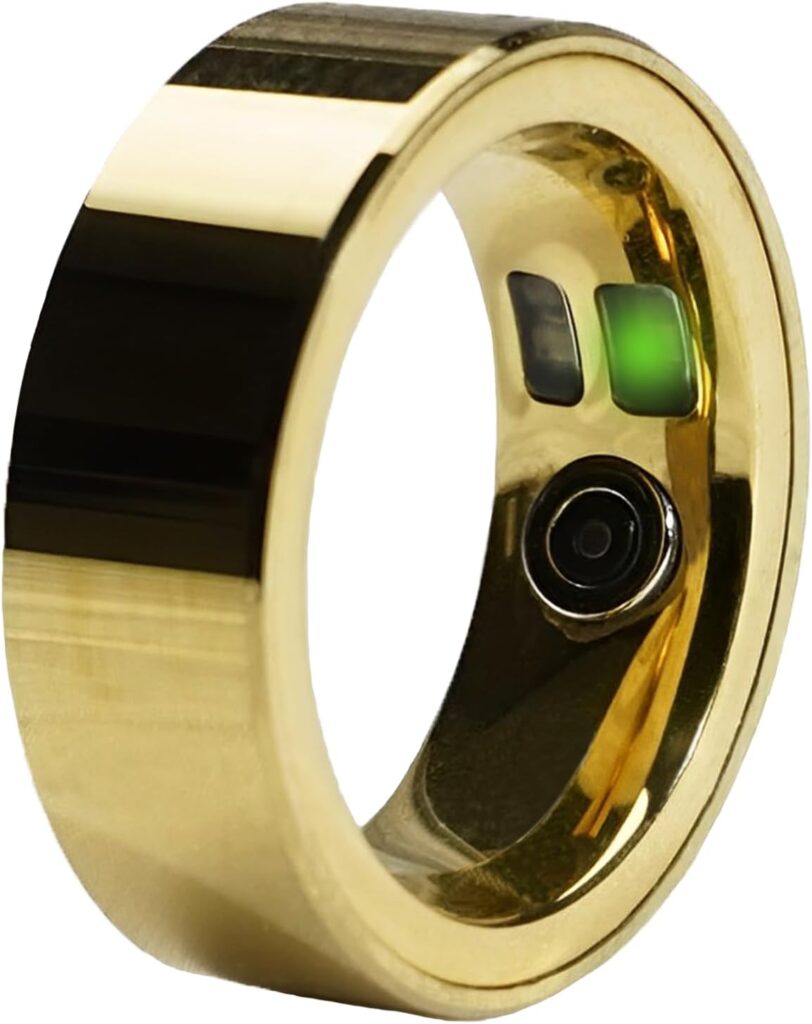 A sleek, minimalist smart ring designed for sleep tracking and fitness monitoring. The SJIE Smart Ring doesn't require a subscription, offering features like sleep pattern analysis, fitness tracking for steps and calories, and a long-lasting battery. Its compact design fits comfortably on a finger, providing discreet tracking without bulky wearables. The ring is durable, suitable for everyday wear, and emphasizes data privacy by not relying on cloud storage or subscriptions. Ideal for those seeking a simple, cost-effective way to monitor health and fitness
