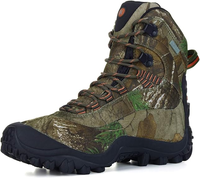 A pair of women’s hiking boots with a high-top design, featuring a waterproof mesh upper and rustproof hardware. These boots provide protection and comfort for outdoor adventures