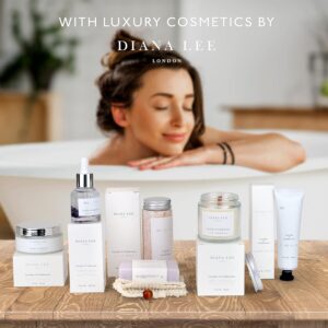 Jasmyn & Greene Luxury Bath Gift Set for Women: A beautifully packaged set featuring 10 relaxing bath and spa gifts with a soothing lavender scent, perfect for self-care and pampering.