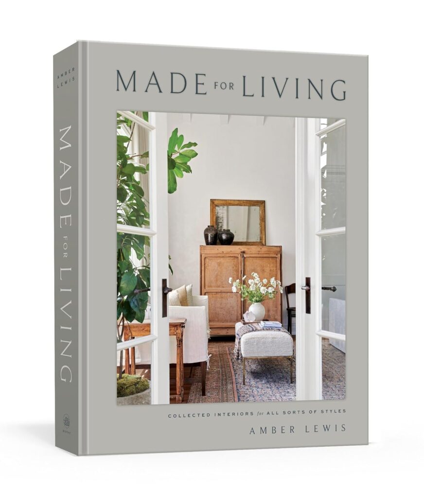 "A beautifully illustrated book by Amber Lewis, showcasing collected interiors that cater to a variety of styles. This book serves as an inspiration for creating inviting, personalized living spaces. Perfect for design enthusiasts and anyone looking to enhance their home decor."