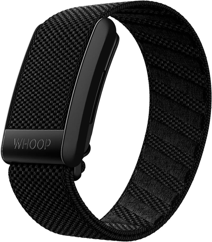 A wearable health, fitness, and activity tracker, WHOOP 4.0 comes with a 12-month subscription. This device monitors various aspects of your wellbeing, including sleep, recovery, and strain, providing insights to help optimize your performance and overall health