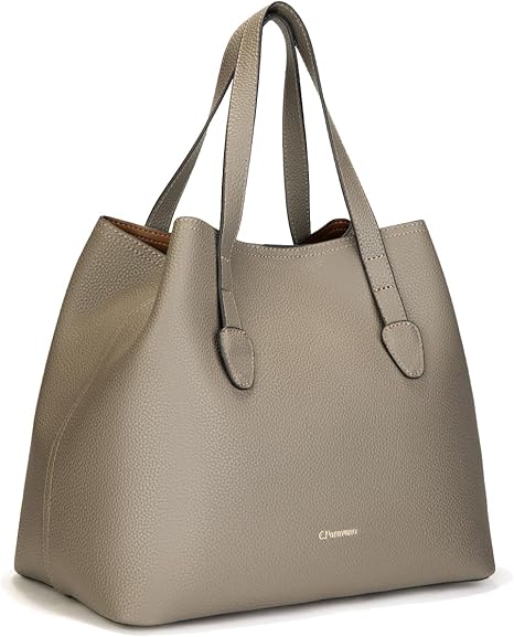 **Alt text:** C. Paravano Large Capacity Tote Handbag – a chic and spacious tote crafted for style and functionality, featuring a sleek design, sturdy top handles, and ample room for daily essentials, perfect for work or travel.