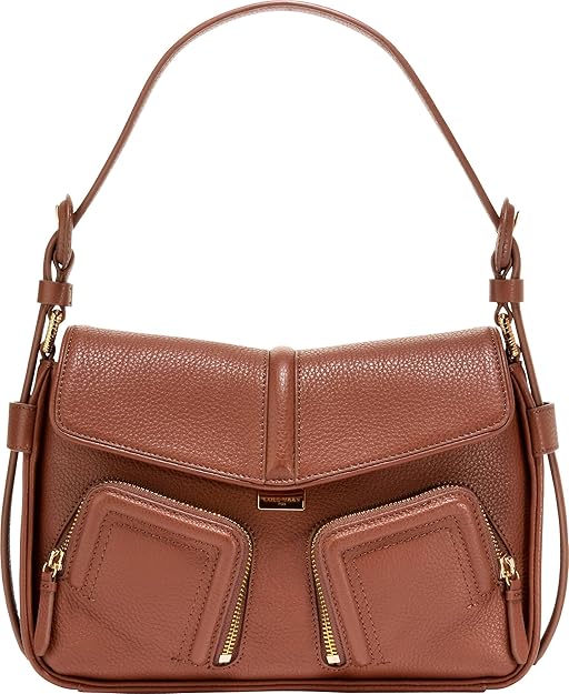 Cole Haan Chance Shoulder Bag – Elegant and Versatile Handbag for Women – A chic and sophisticated shoulder bag crafted from premium leather with a smooth finish. Designed for everyday elegance, it features a spacious interior, comfortable shoulder straps, and refined gold-toned hardware. A perfect blend of style and functionality for work, travel, or casual outings