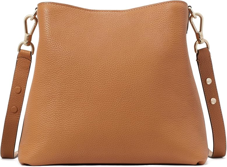 Kate Spade New York Hudson Pebbled Leather Shoulder Bag** – A chic and sophisticated shoulder bag crafted from soft pebbled leather for a luxurious feel. Designed with a spacious interior, comfortable shoulder straps, and elegant gold-toned hardware. A versatile and timeless accessory perfect for work, travel, or everyday wear.