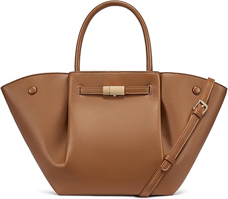 BOSTANTEN large tote bag for women – a stylish designer top-handle satchel with a magnetic closure. Features a spacious interior, an adjustable strap for crossbody wear, and a sleek, sophisticated design perfect for work or everyday use.